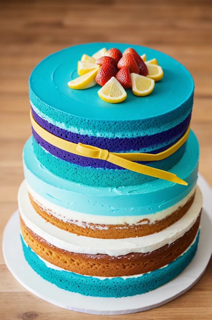 Create a 18 cm long cake without layers