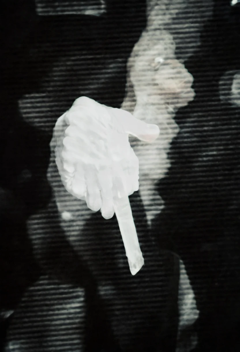 there is a man holding a knife in his hand, with pointing finger, hands not visible, pointing a pistol at us, pointing at the camera, point finger with ring on it, middle finger, pointing a pistol, giving the middle finger, rare classified photo, very grainy image, angry and pointing, wave a hand at the camera, hand gesture