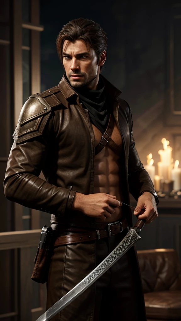 An alpha male character in undawn game