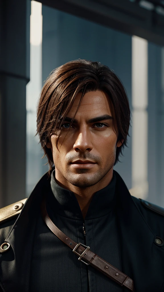 Realistic handsome assassin
