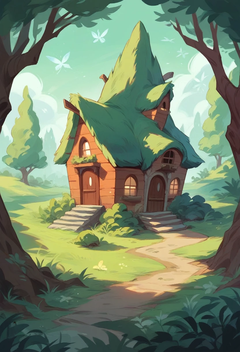 Fairy Tale,who lives in a forest house