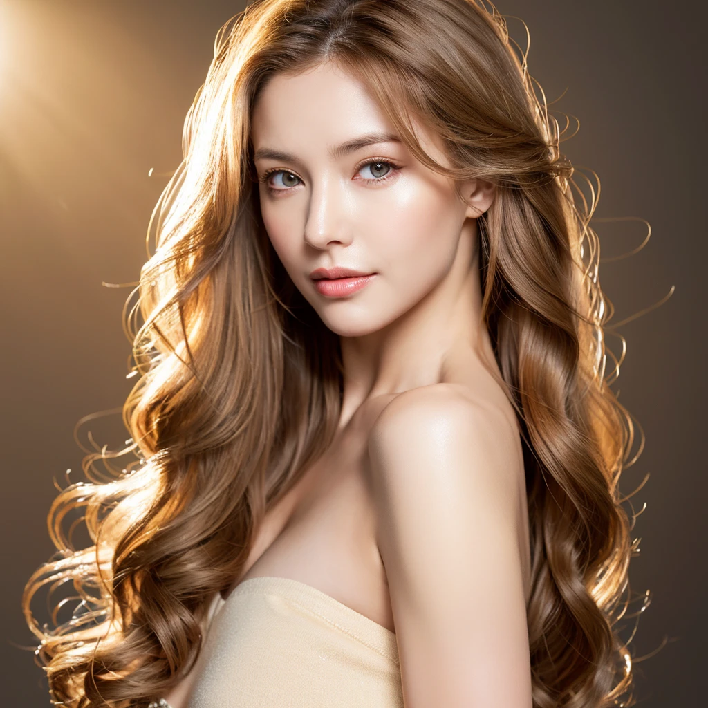 Beautiful mature woman with wavy long blond hair, Sexy beauty, Ultra-high resolution,(Realistic:1.4), ((Highest quality)), ((masterpiece)), (be familiar with),