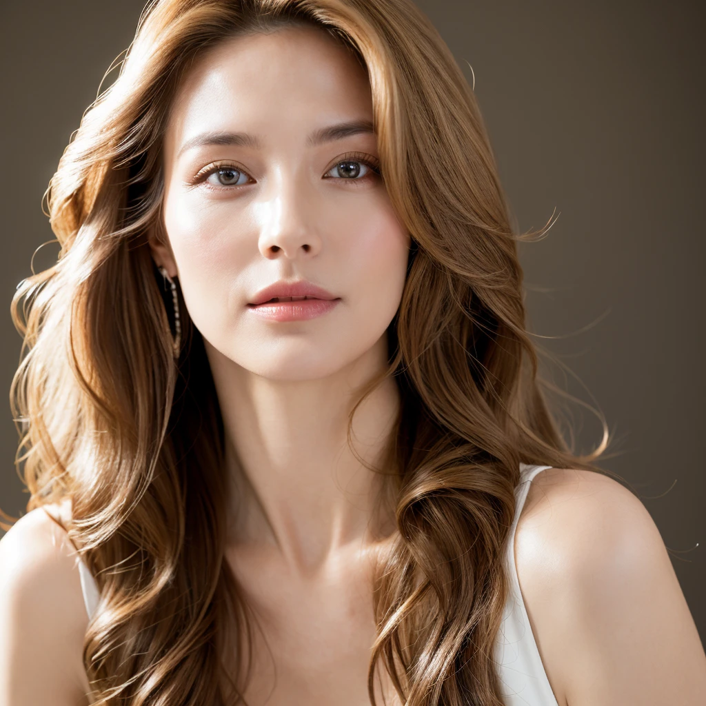 Beautiful mature woman with wavy long blond hair, Sexy beauty, Ultra-high resolution,(Realistic:1.4), ((Highest quality)), ((masterpiece)), (be familiar with),