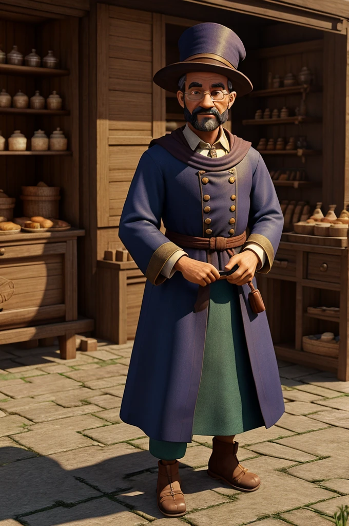 One day, a wealthy merchant moved to the village and questioned the baker's practice. 3d animation