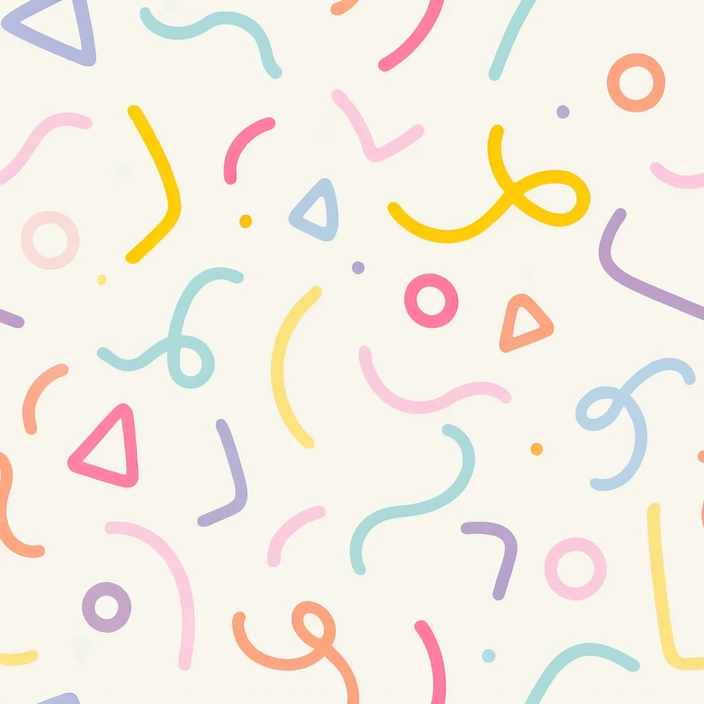 a close up of a pattern of colorful shapes on a white background, confetti, abstract pattern, birthday, phone background, sprinkles, playful and cheerful, motion shapes color design, summer color pattern, background colorful, lighthearted celebration, background pastel, fancy background, french fry pattern ambience, subtle pattern, pastel background, iphone background, geometric shapes background