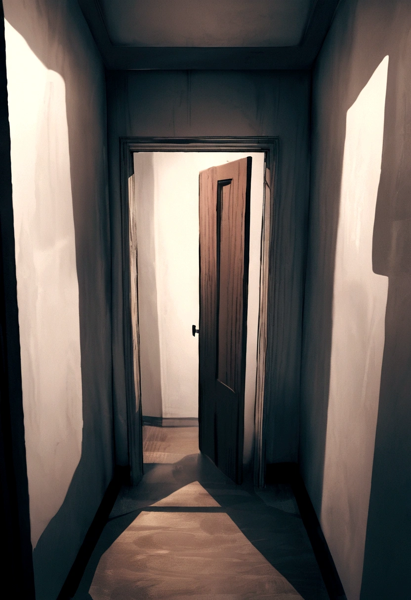 modern,Room interior,A wall,There is a door above,Positive perspective