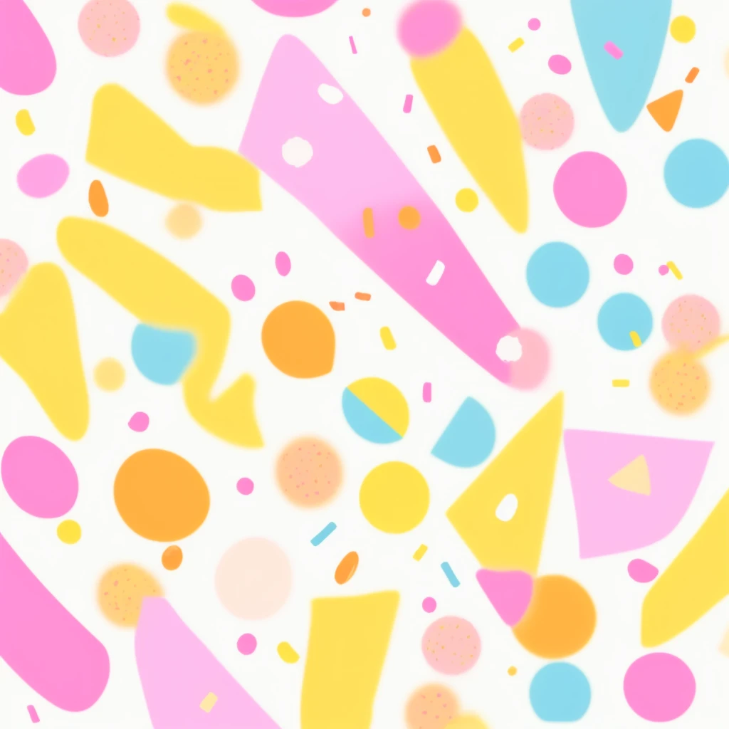 a close up of a pattern of colorful shapes on a white background, confetti, abstract pattern, birthday, phone background, sprinkles, playful and cheerful, motion shapes color design, summer color pattern, background colorful, lighthearted celebration, background pastel, fancy background, french fry pattern ambience, subtle pattern, pastel background, iphone background, geometric shapes background