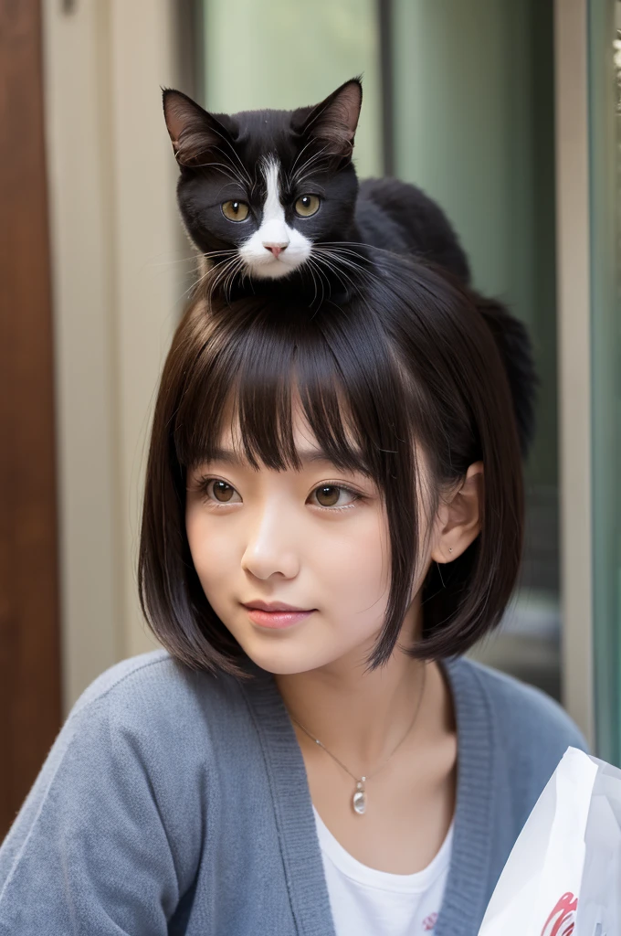 Three-haired cat