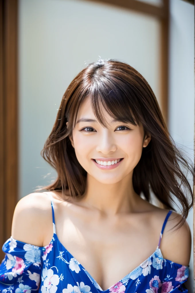 ((Highest quality)), ((masterpiece)), (detailed), Japanese, Mature Woman, Age 35, Beauty, smile, sexy