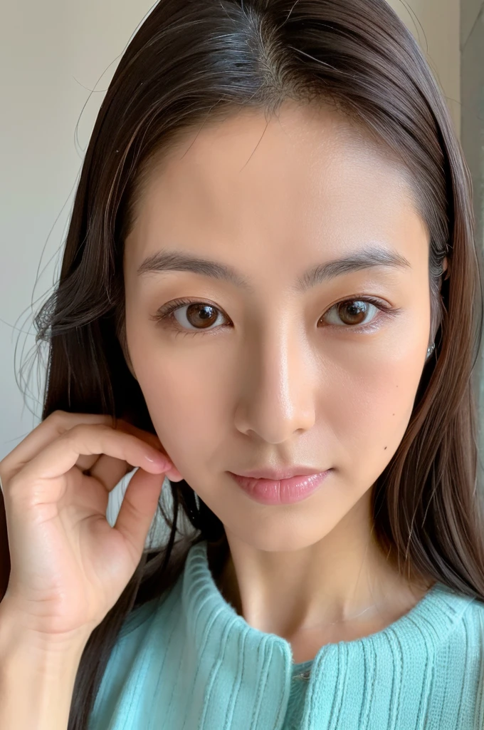 ((Highest quality)), ((masterpiece)), (detailed), Japanese, Mature Woman, Age 35, Beauty, Front face, sexy, A little ugly