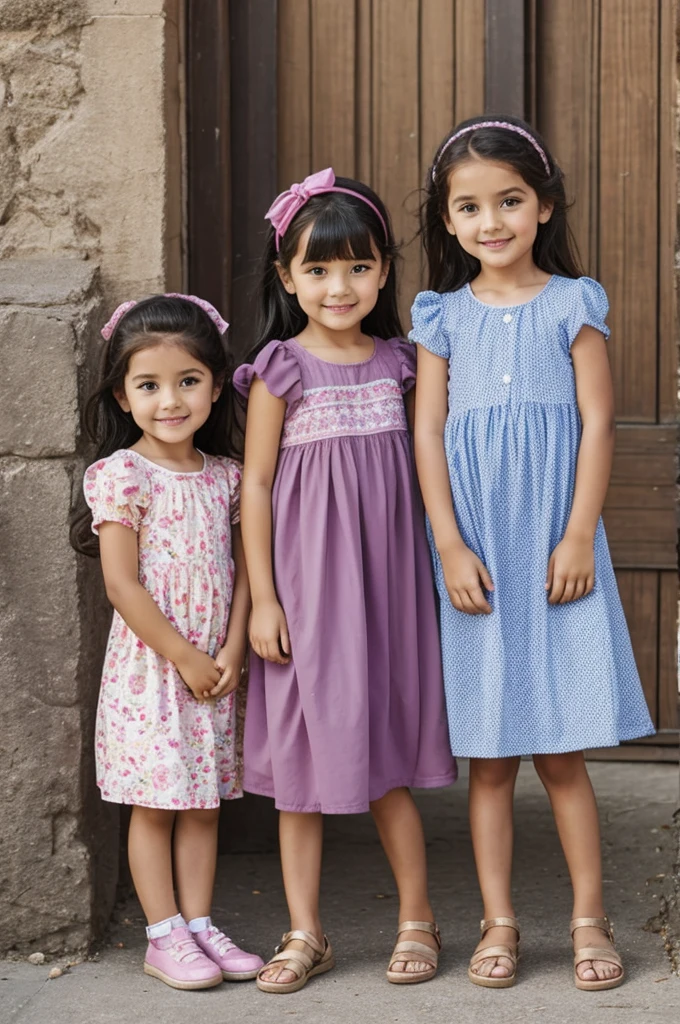 Girls dress put on by male children