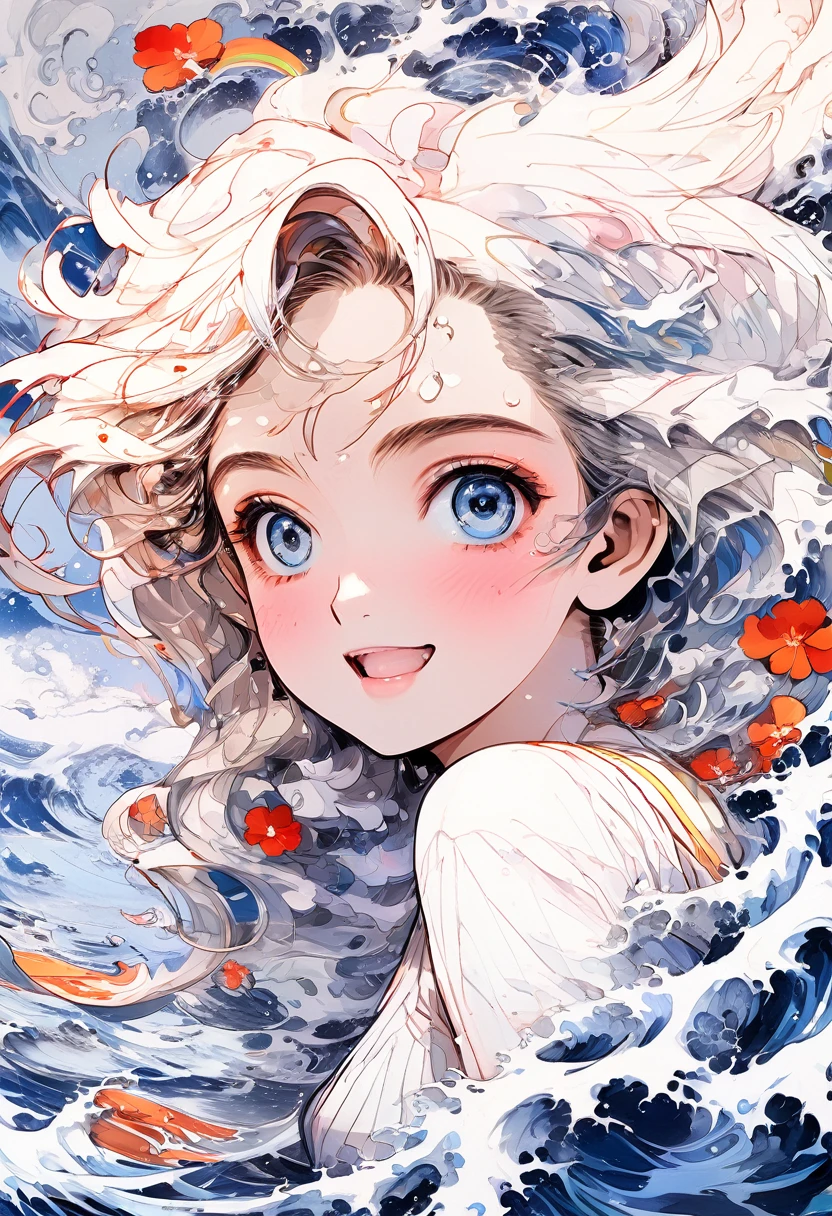 [Browsing Caution:1.5], Junko Enoshima, (Absurd:1.5), (Anatomically correct), (Oskar Kokoschka style:1.4), (Abstract Expressionism:1.4), (Once in a Millennium Photo), (masterpiece), (Highest quality), (Very detailed), (floating), (Detailed light), (Portraiture:1.5), Long blonde twin tails, One Girl, alone, (Beautiful blue swirl eyes with ultimate detail:1.5), (Catchlight:1.5),Deep valley, clavicle, Huge breasts, bangs, smile, (View your viewers:1.5), bear hair ornament, Manicure, Red nails, Red Bow, Black Shirt, underwear, choker, Black bra, Rolled up my sleeves, White Thailand, Red checkered pleated skirt, Shiny, Shiny hair, (Pinky lips), (Psychedelic petals fly in the sky:1.5), Shiny skins