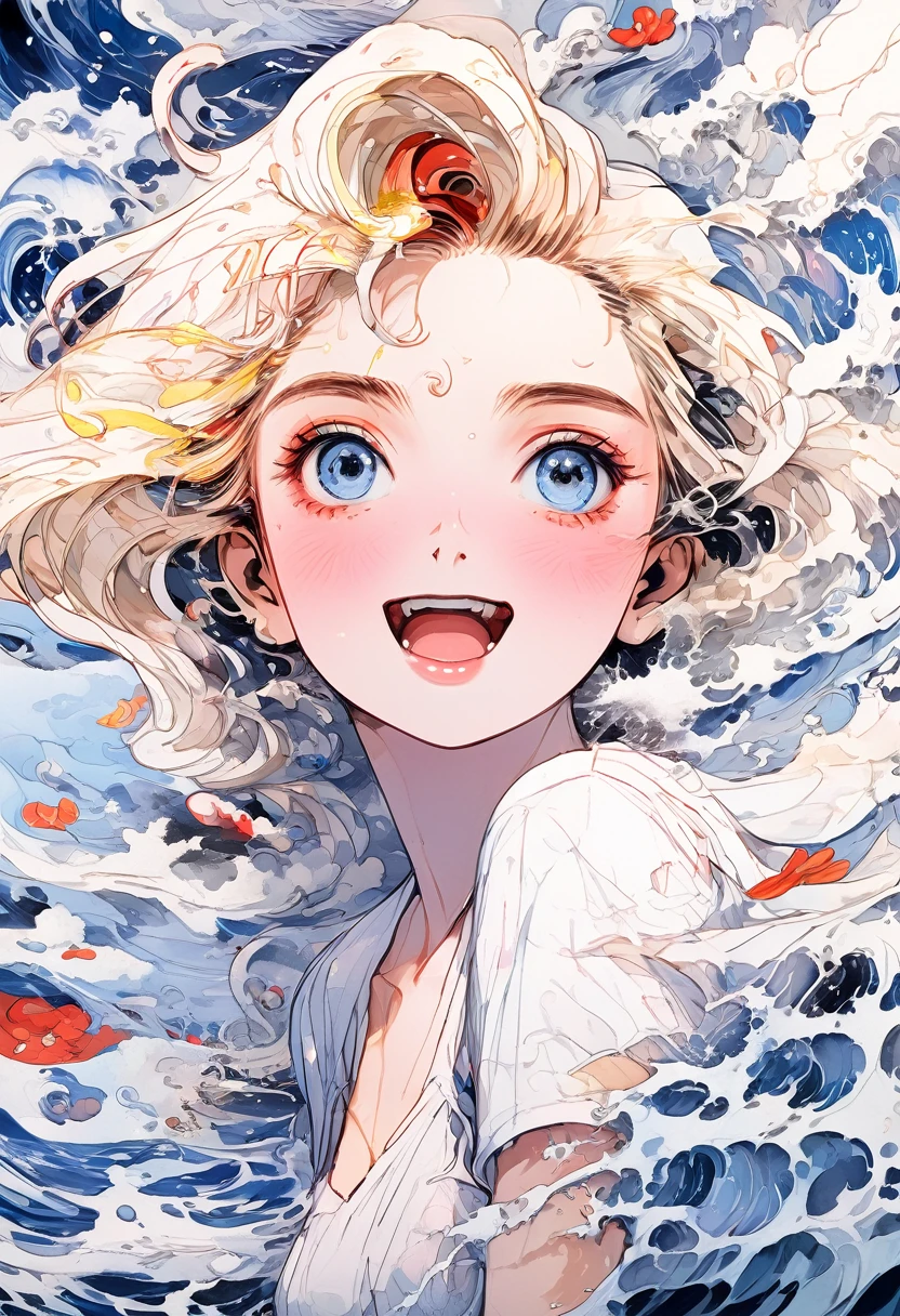 [Browsing Caution:1.5], Junko Enoshima, (Absurd:1.5), (Anatomically correct), (Oskar Kokoschka style:1.4), (Abstract Expressionism:1.4), (Once in a Millennium Photo), (masterpiece), (Highest quality), (Very detailed), (floating), (Detailed light), (Portraiture:1.5), Long blonde twin tails, One Girl, alone, (Beautiful blue swirl eyes with ultimate detail:1.5), (Catchlight:1.5),Deep valley, clavicle, Huge breasts, bangs, smile, (View your viewers:1.5), bear hair ornament, Manicure, Red nails, Red Bow, Black Shirt, underwear, choker, Black bra, Rolled up my sleeves, White Thailand, Red checkered pleated skirt, Shiny, Shiny hair, (Pinky lips), (Psychedelic petals fly in the sky:1.5), Shiny skins