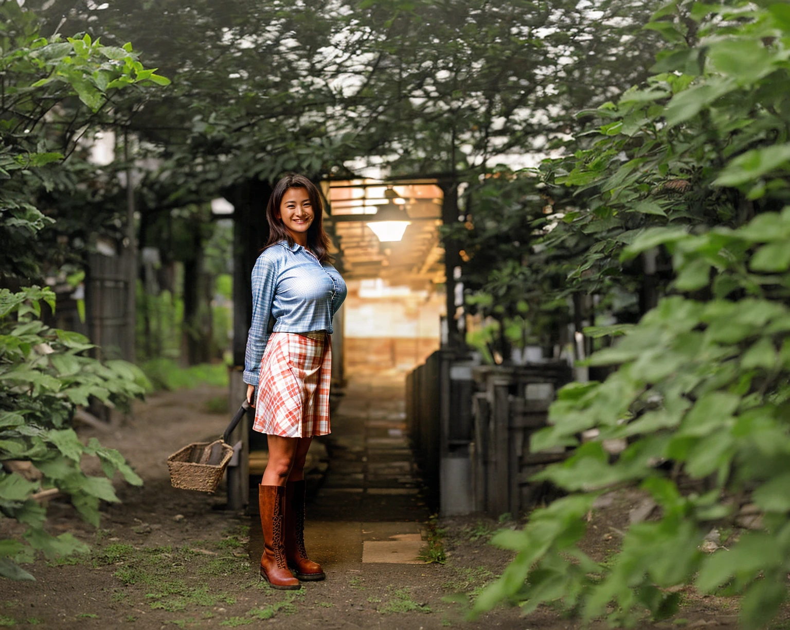 at the farm in Japan,only background,