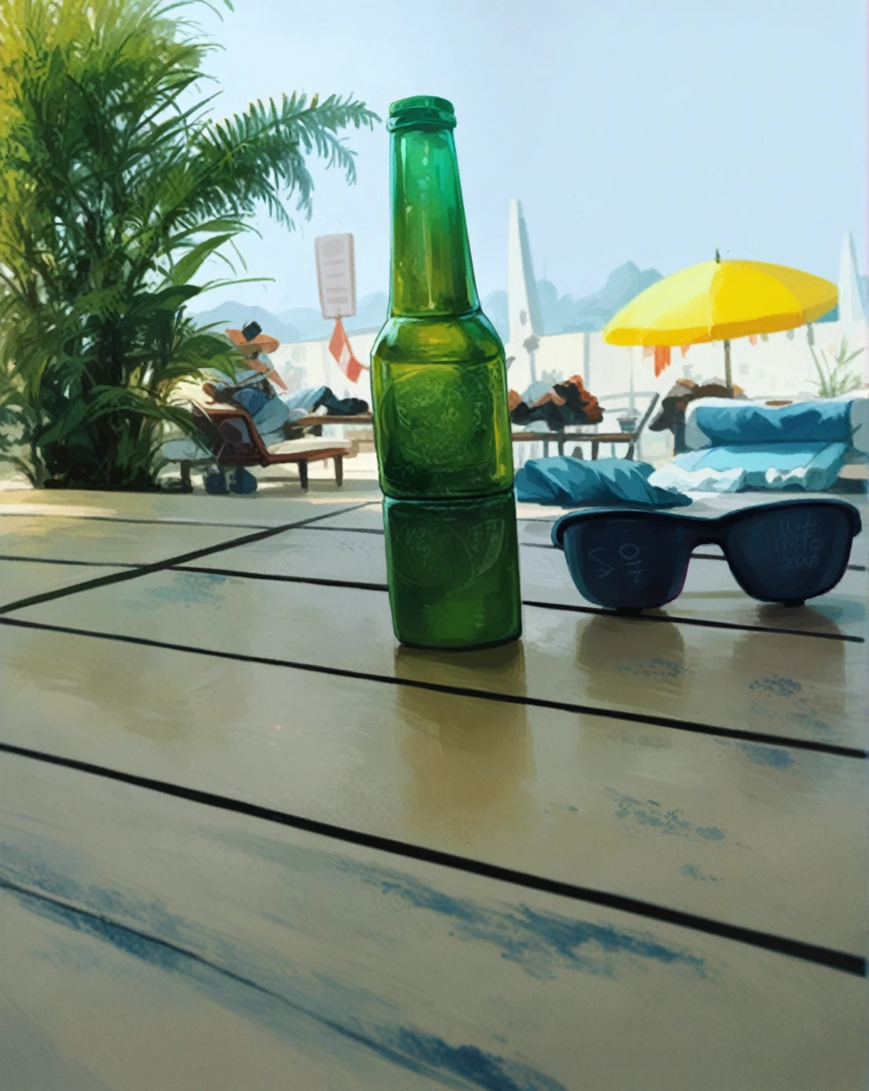 Make background cloudy