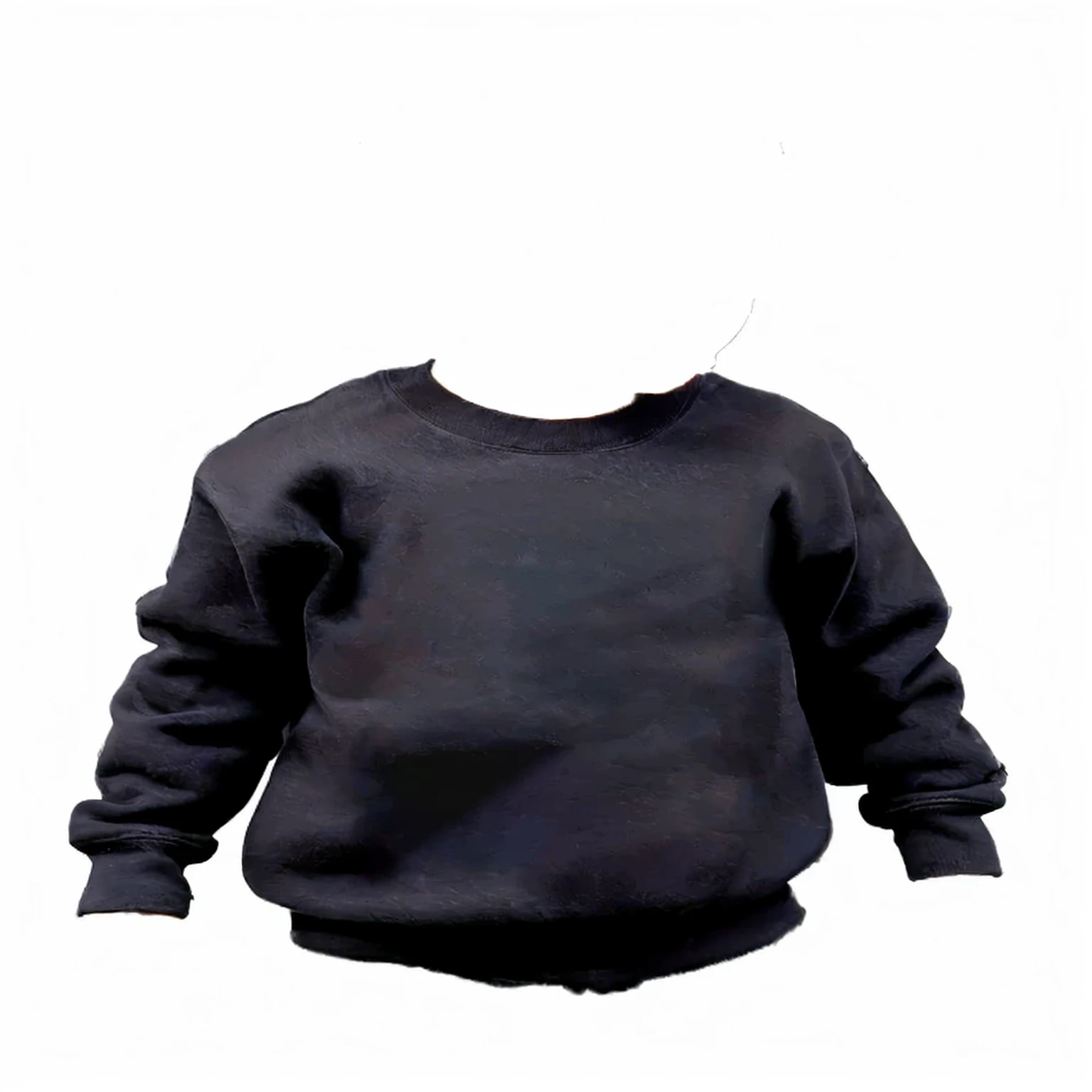 A black sweatshirt clear 4k high definition texture