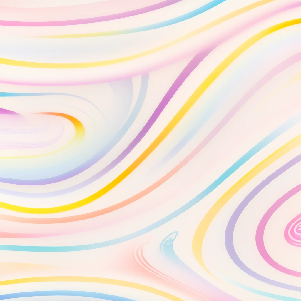 a close up of a colorful abstract background with a curved design, rounded lines, swirly vibrant lines, rainbow bg, swirly vibrant color lines, pastelwave, curved lines, stylized thin lines, rainbow line - art, soft lines, background pastel, rainbow stripe background, soft rainbow, pastel background, smooth vector lines, pastel rainbow, background colorful