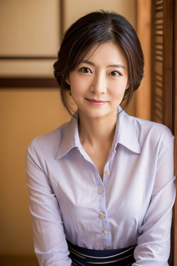 ((Highest quality)), ((masterpiece)), (detailed), Japanese, Mature Woman, Beauty