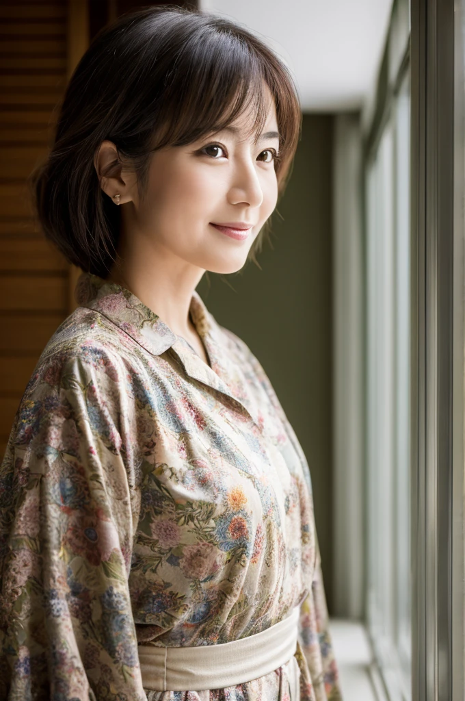 ((Highest quality)), ((masterpiece)), (detailed), Japanese, Mature Woman, Beauty