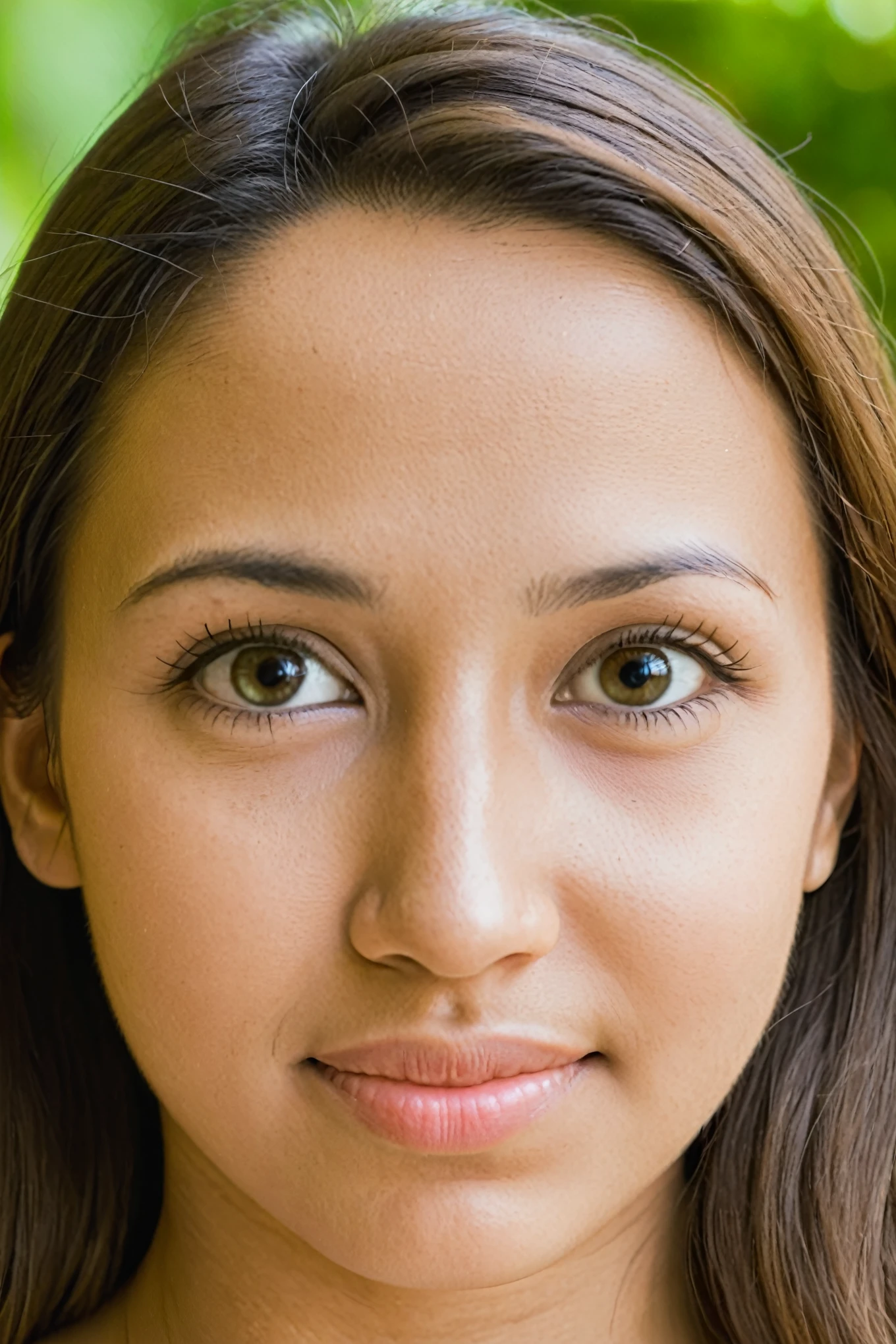 young woman's face