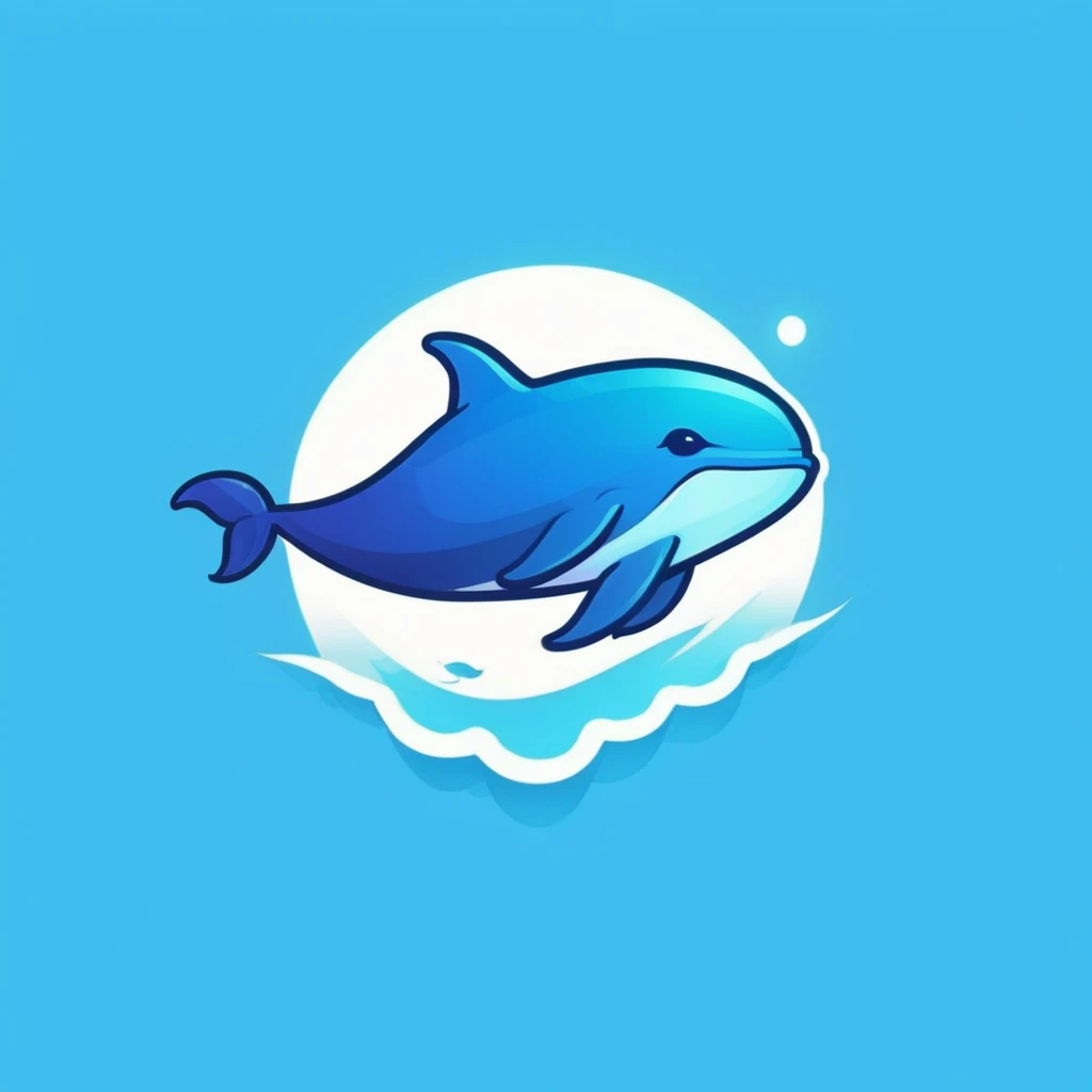 Logo, telegram, neon blue whale, Cryptocurrency, надпись LAST, blue neon, Blue shades