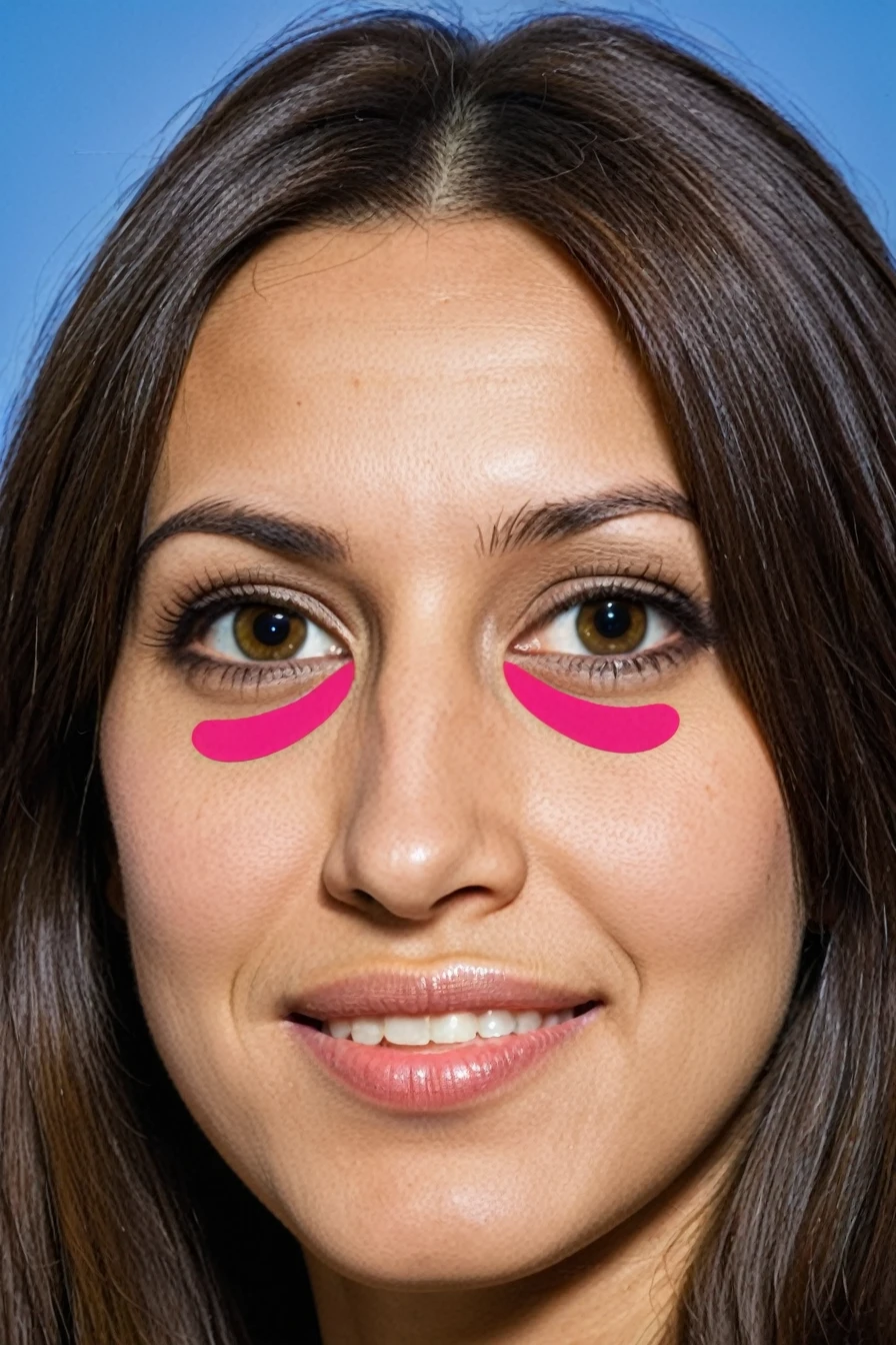 young woman's face, unattractive, average attractiveness