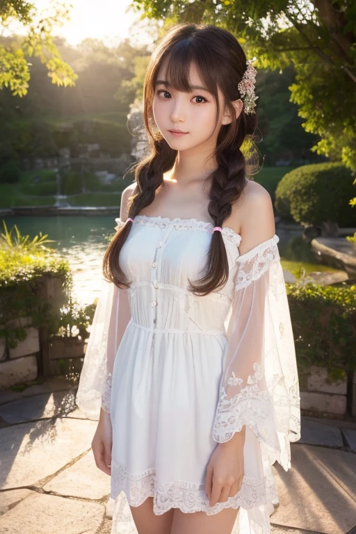 (((​masterpiece))), top-quality, ultra-detailliert, Extremely detailed, Detailed background, light rays, Very beautiful girl, japanese, 16 yo,  Detailed face, Solo, (Full body:1.3), (random hairstyles :1.2), Bangs, (Young Face), (Perfect body:1.1), sunset glow, Summer, in 8K, Wallpaper, amazing, finely detail, Ultra-detailed, 超A high resolution, Extremely detailed, pure erosface_v1, extremely detailed eye and face, Beautiful detailed eyes, highly detailed skin, No makeup, (Natural Skin),