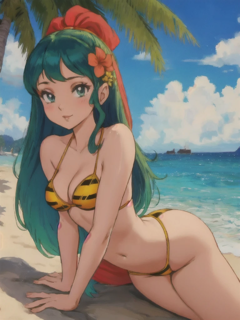 lum,bikini,sexual,high quality,masterpiece,ass,beach