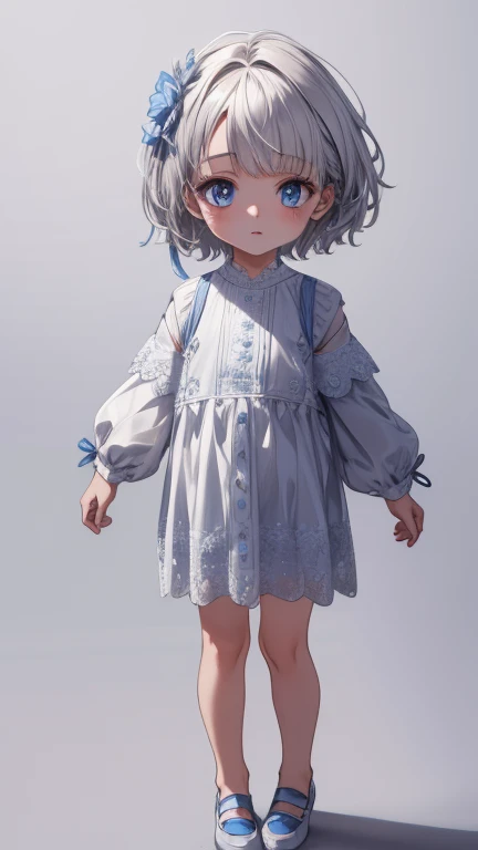 top quality, Attention to detail, detailed face, detailed eyes, Visualized eyes, Perfect eyes, hip line, ambient occlusion, clear images, detailed, wonderful,8 k,8 k Wallpaper,8k background, Attention to detail肌, A high resolution, one girl, very short stature,child's face,One, ((white sweatshirt over naked body (absolutely no panties))), ((redhead、Blue eyes))、(Class)、 behavior,whole body