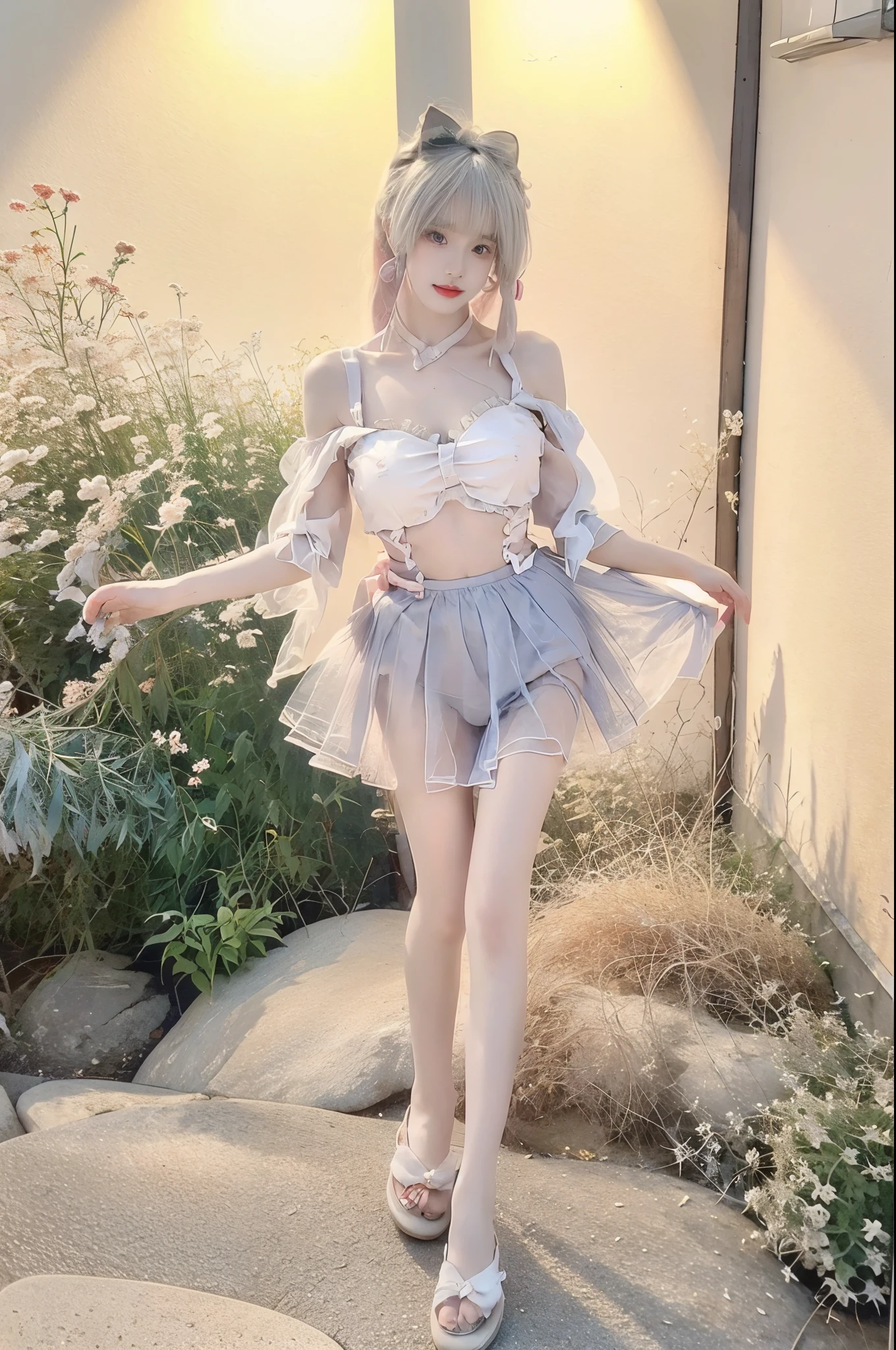 cute swimsuit, see-through, Kamisato Ayaka, Beauty, beautiful女人,Have a perfect body:1.4,Layered Hairstyle,((Big breasts)), ((D cup)), Visible cleavage,Bare shoulders, Highly detailed face and skin texture,Double eyelids,Skin Whitening,Long hair,Whitening long legs,Standing by the sea, Fashion girl, Red lips, Sweet maiden, beautiful妆容, detail, lifelike, Very detailed, amazing, beautiful, Young and energetic, high quality,High Definition, rich and colorful,Exquisite, Smooth skin, The skirt is short, Lift the skirt with your hands, Elegant and charming posture, Official Art, Extremely detailed, Movie atmosphere, Soft colors, Natural skin texture,