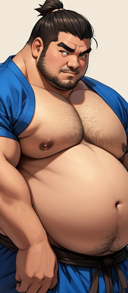 modern male Large overweight Muscular Sumo wrestlers middle aged Drawing model