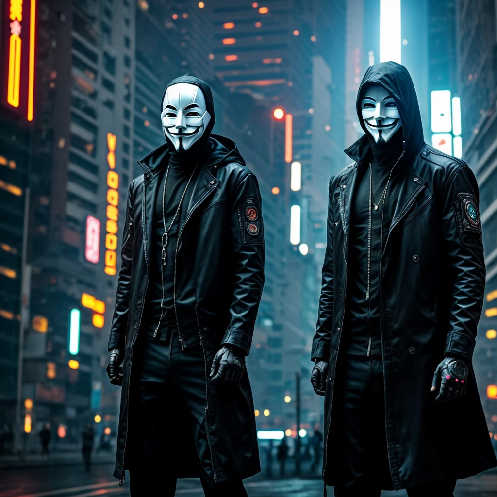 Anonymous, cyberpunk
