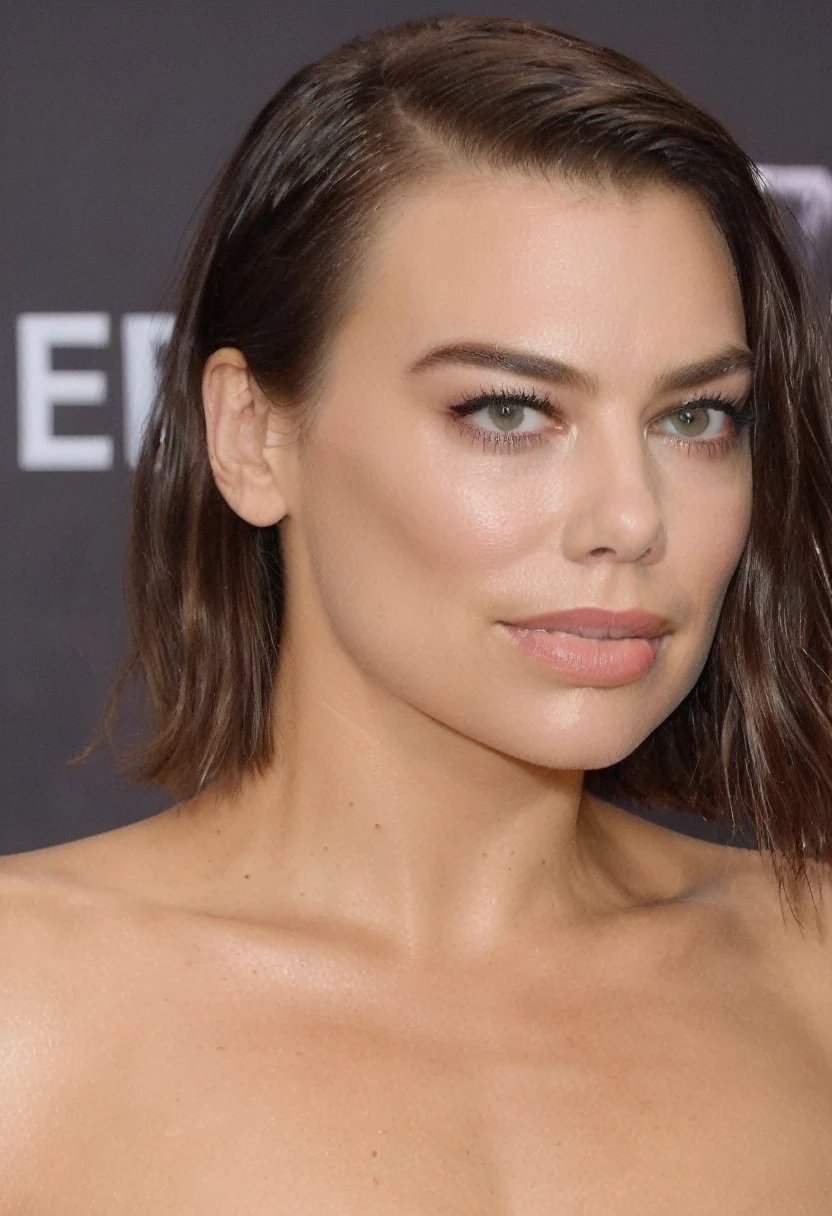 High Quality full body ????? photo of Gorgeous actress : Margot × Dua × Lauren Cohan , she is super nude, Extremely long straight hair, tall figure , angry seductive fae, thick dark eyebrows, muscular slender figure , detailed elegant ?????? body, fit muscular figure, dramatic lighting , ?????? dramatic photograph , detailed perfect face, ultra detailed breast, nipples, rainy, super wet, shiny, bathing, she is on beach, gorgeous woman, hollywood actress , celebrity , female , woman , Insanely detailed skin texture , depth of field , photorealistic