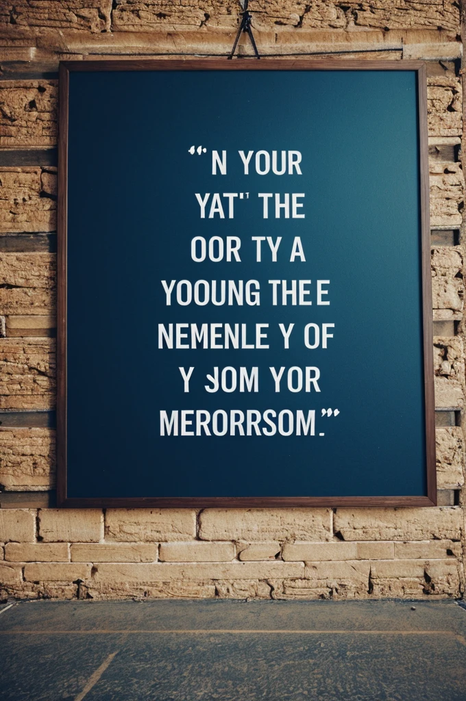 Emotional background for inspirational quotes