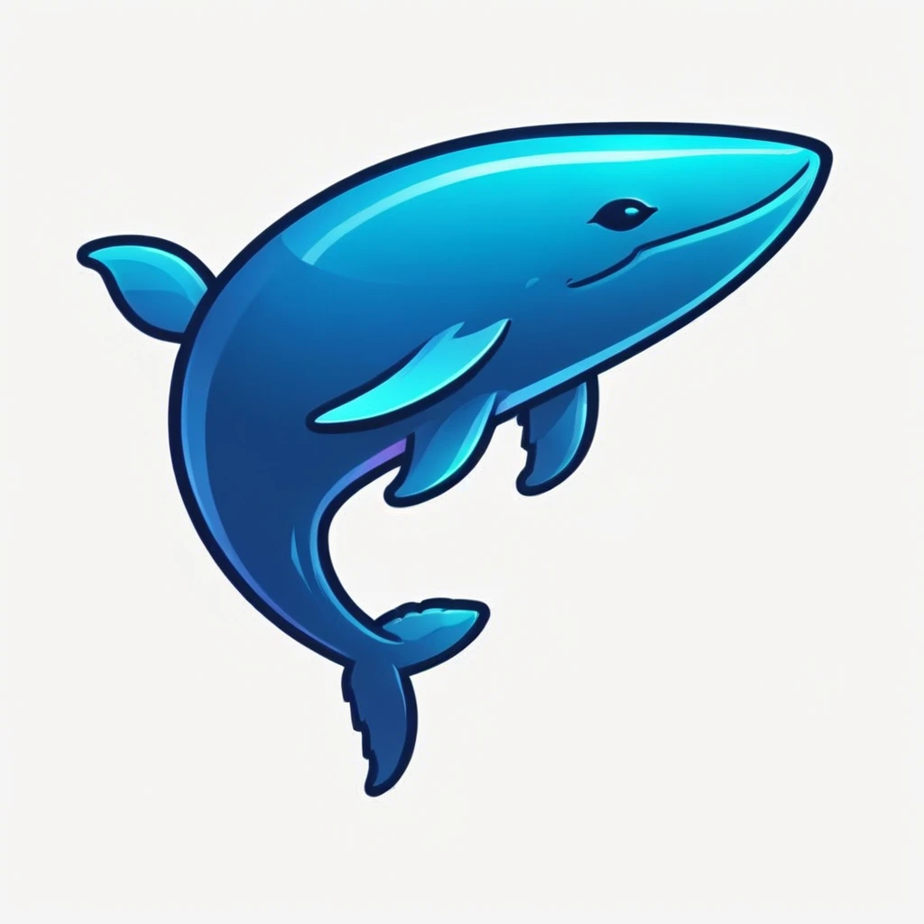 Logo, telegram, neon blue whale, Cryptocurrency, надпись LAST, blue neon, Blue shades