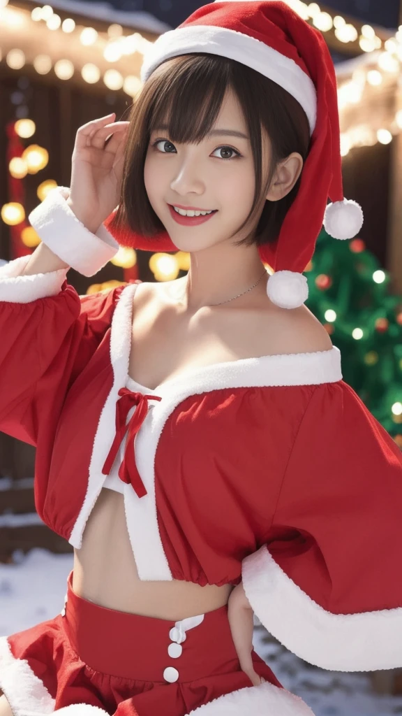 Pubic hair grows、Smile full of happiness、((During sex:1. 3))、Sex Round 2、During sexual、Panting face、Lacking、After being attacked、Torn and tattered Santa Claus costume、Sweating、Expression in a state of excitement、short-hair