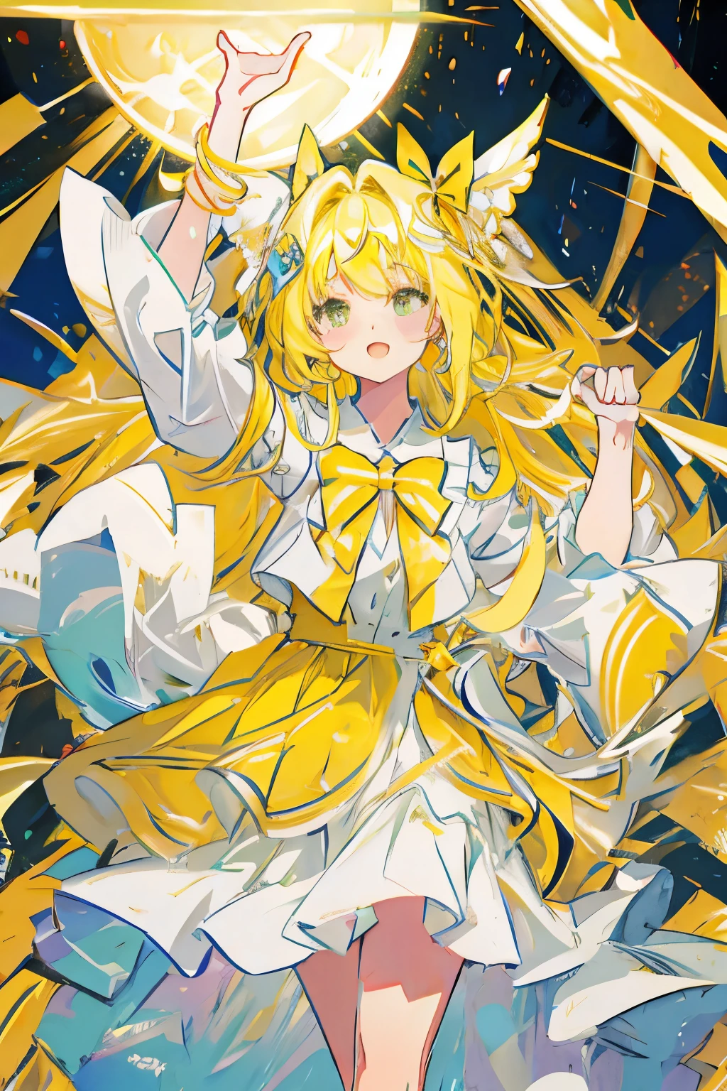 Yellow magical girl
