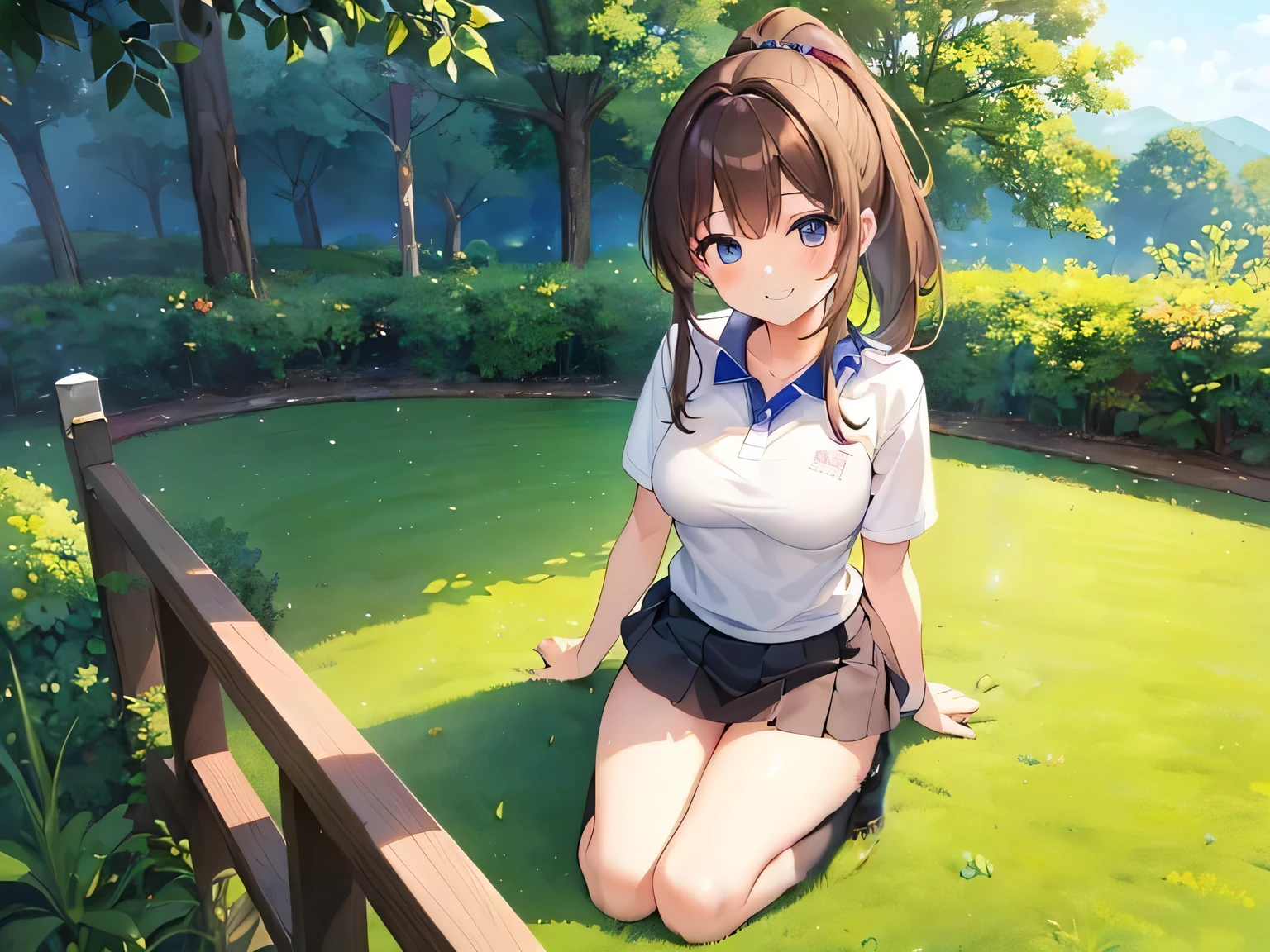 (masterpiece、Highest quality、High resolution、Realistic photo、Real looking skin:1.1)、
(women are、Standing、Sitting、Crouching、I took various poses.々I will tempt you:1.8)、
(She has a grinning smile:1.5)、
(She has a mature look:1.8)、
(She is wearing a sexy miniskirt golf outfit.:1.5)、
(Brown hair in a ponytail:1.5)、
(The location is a golf course:1.5)、
1 Japanese Girl、solo、Full Body Esbian、Beautiful Eyes、Shining Eyes、Shining thighs、NSFW