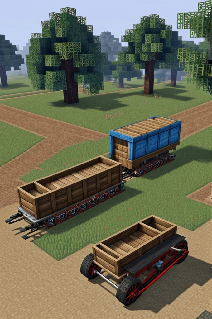 Minecart minecart in plains biom