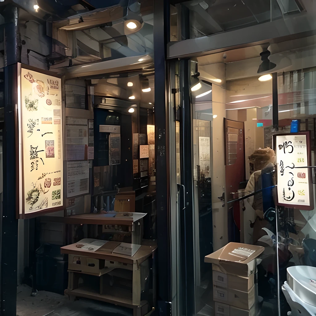 8K, ultra detailed, (realistic:1.2), masterpiece, storefront