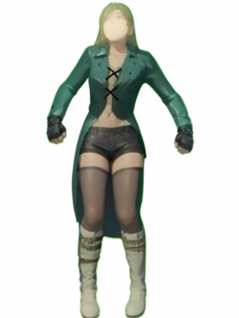 green leather dress、