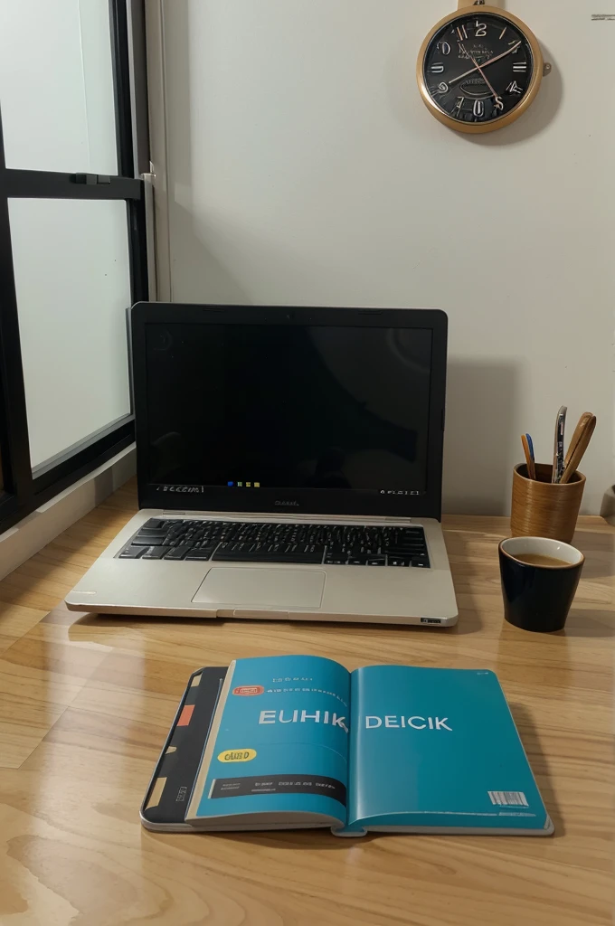 3D,pemuda,baca buku,pakai laptop,jarak dekat,estetic