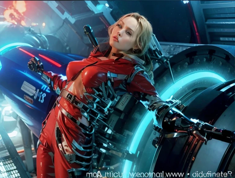 ((Melhor qualidade)), ((obra-prima)), (altamente detalhado):uma cyborg sexy femea de vagina real, with extremely hard and pointy breasts, she is sucking a mechatronic penis , uma captura de tela de Penny Patricia Poppycock, vencedora do concurso do tumblr, superflat, hd, anime, 4k, a metahumanoid cyborg with a hard penis on the side for use inside the anus, paisagens exuberantes, oceano cintilante.