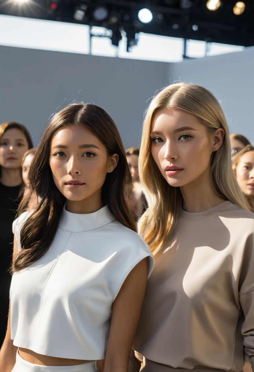 (The Minimalists:1.5),fashion show,A beautiful girl,