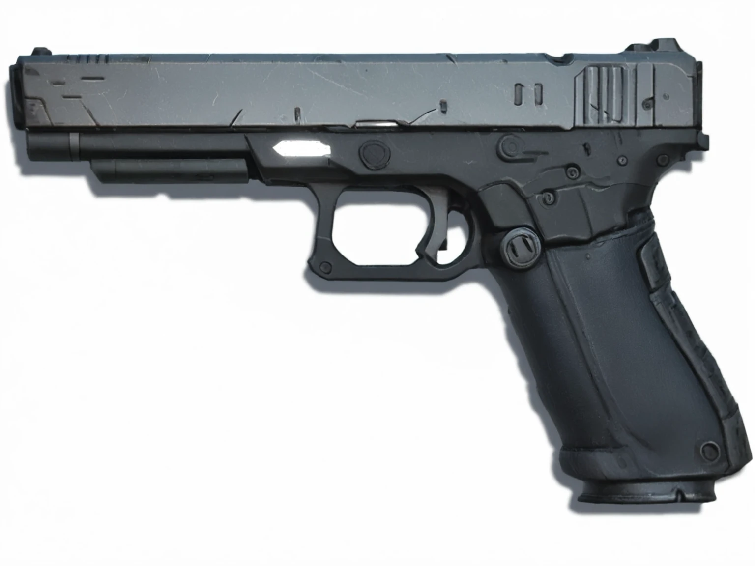 gun, side view, borderlands style