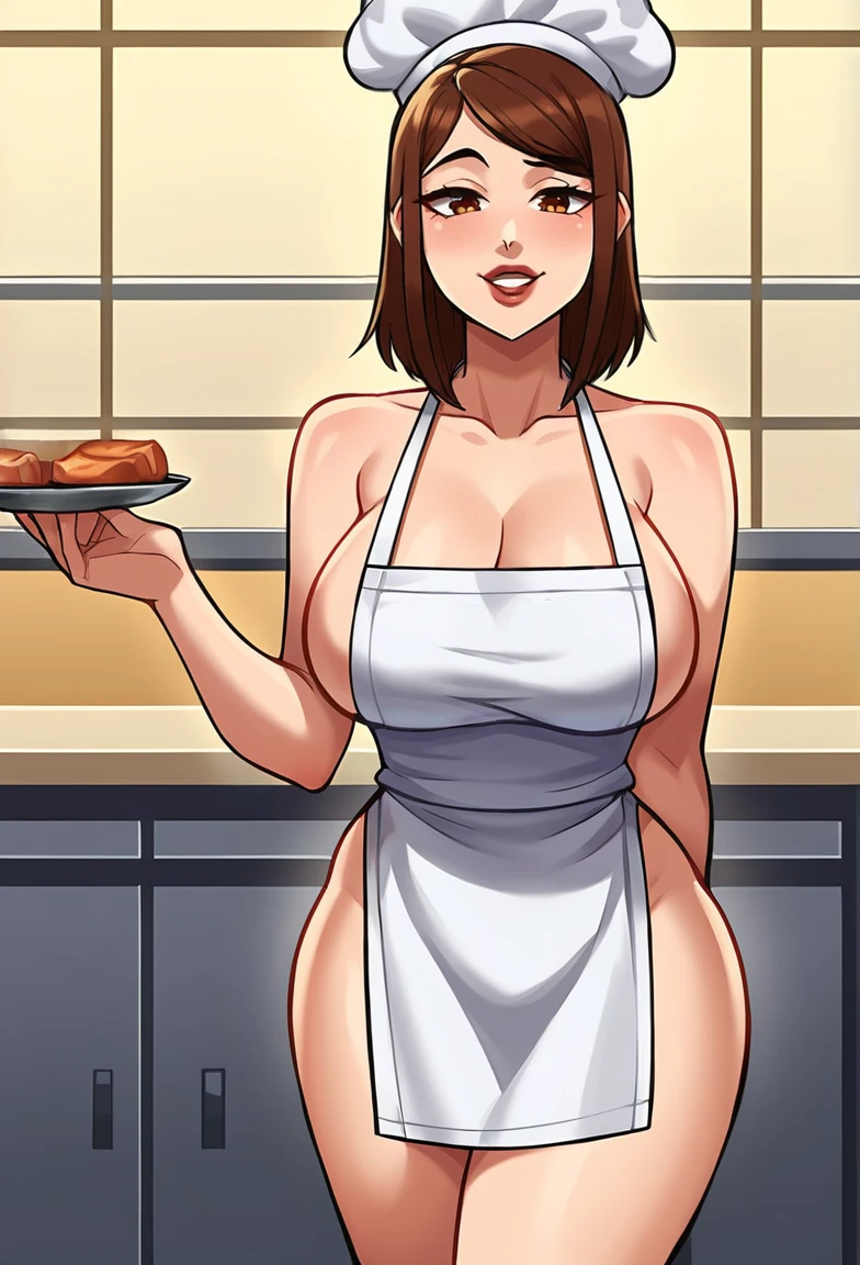 sexy chef woman