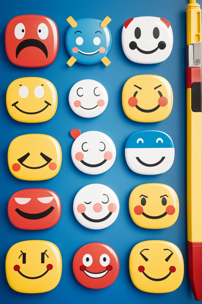 Create super happy emoticons