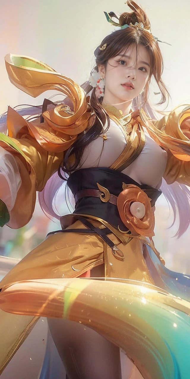 1 Indonesian-Dutch girl, 25 years old, long fashion hair, fit body, cleavage, skintight black lace kebaya, batik skirt, highly detailed, ultra hd, 8k, detailed face, bright eyes, perfect eyes, detailed lips, sexy lips, perfect hands, dynamic angle, cowboy shot, (hyperrealistic), (illustration), (high resolution), (8K), (extremely detailed), (best illustration), (beautiful detailed eyes), (best quality), (ultra-detailed), (masterpiece), (photorealistic), (natural light), (detailed face), (high detailed realistic skin texture), (anatomically correct), (solo), (high detailed realistic hair), (caramel hair), (heterochromic eyes), (detailed eyes), (brown eyes), (realistic huge breasts), (slender abs), (very slim waist), (dynamic pose), (closed tiny mouth), (horny expression), (dimple), (a girl playing in the garden), (see-through clothes:1.5), (transparent clothes:1.51), (open shoulders), (exposed nipple breasts:1.19), (perfect fingers), (double eyelids)