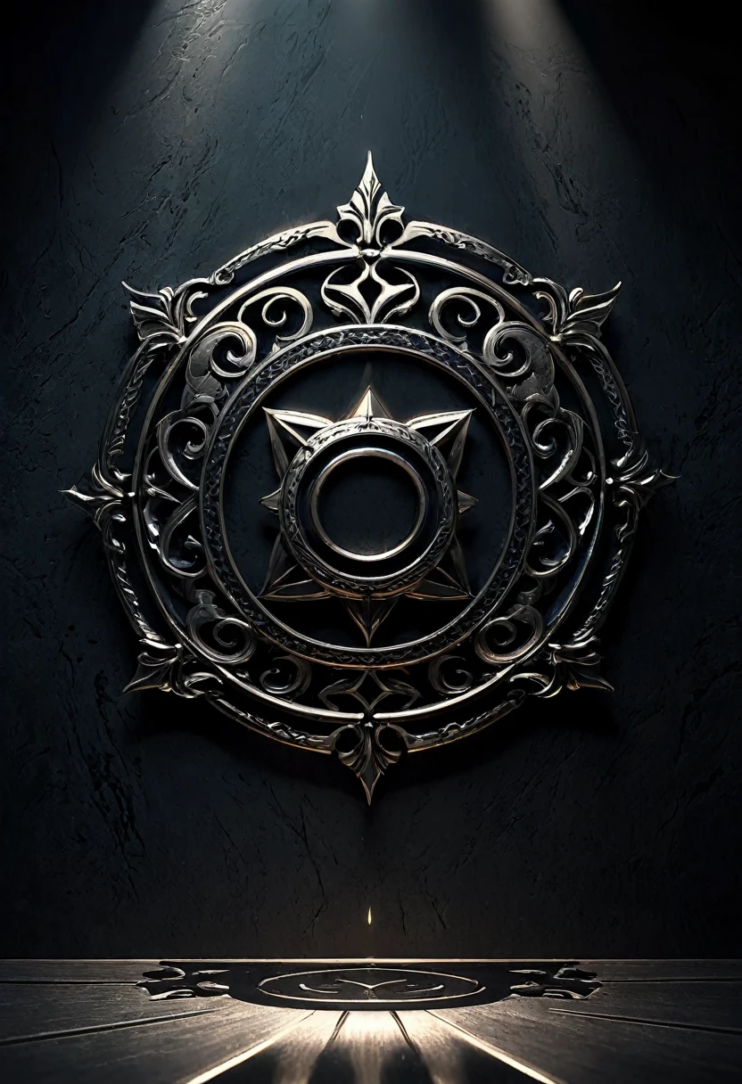 (best quality,4k,8k,highres,masterpiece:1.2),ultra-detailed,(realistic,photorealistic,photo-realistic:1.37),digital art, dark fantasy, dark logo design, minimalistic, sleek, elegant, ominous, mysterious, abstract, moody, dramatic lighting, chiaroscuro, FactsForgeEd, intricate details, metal texture, etched, embossed, sophisticated, enigmatic, powerful