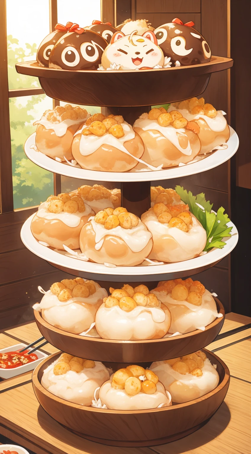 Takoyaki、Japanese food、Cute illustrations